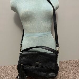Kate Spade Black Leather Crossbody Bag